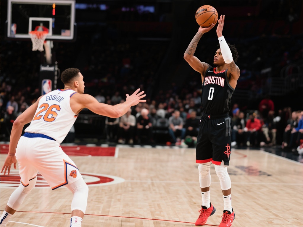 戈登妙传底角,小波特稳射三分精准命中 篮球比赛中,细微的瞬间往往决定胜负,而团